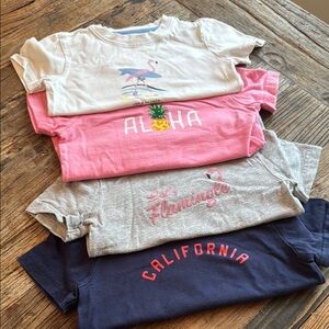 Janie and Jack White and Blue T-Shirt